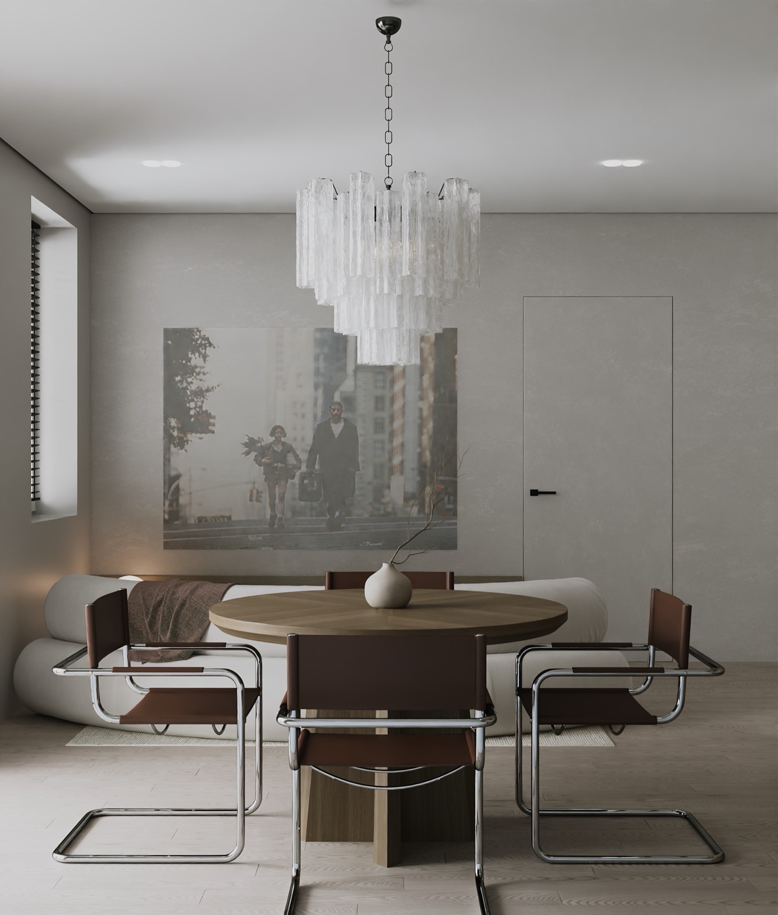 Евро-2: кухня-гостиная, другой ракурс